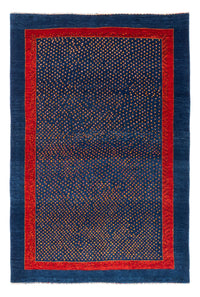 Tapis Gabbeh - Persan - 172 x 118 cm - bleu foncé