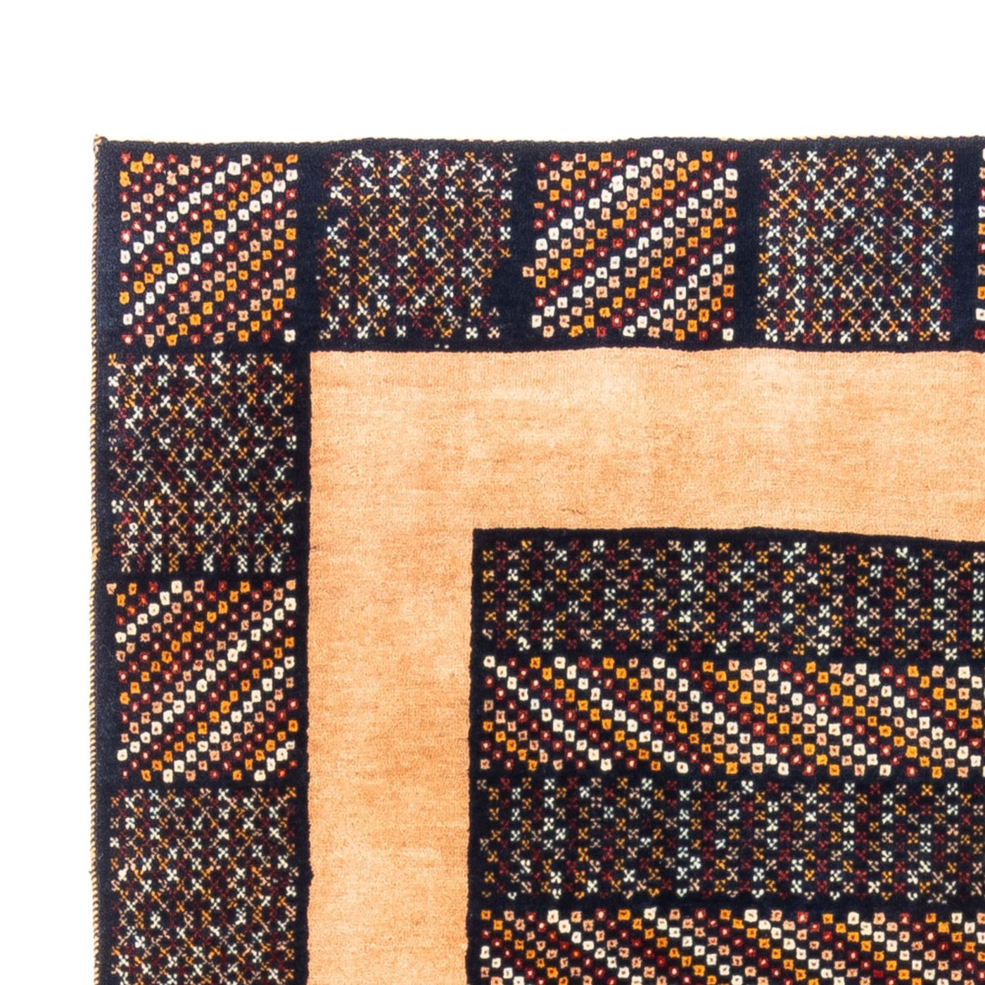 Gabbeh Persisch Teppich 200x156cm - Perserteppich Wollteppich