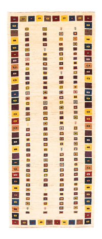 Tappeto corsia Tappeto Gabbeh - Persero - 195 x 81 cm - crema