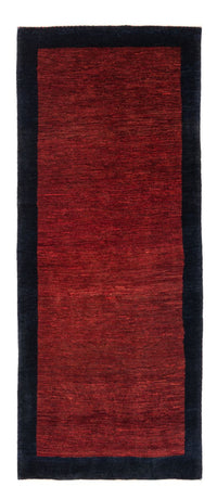 Tappeto corsia Tappeto Gabbeh - Persero - 193 x 80 cm - rosso vino