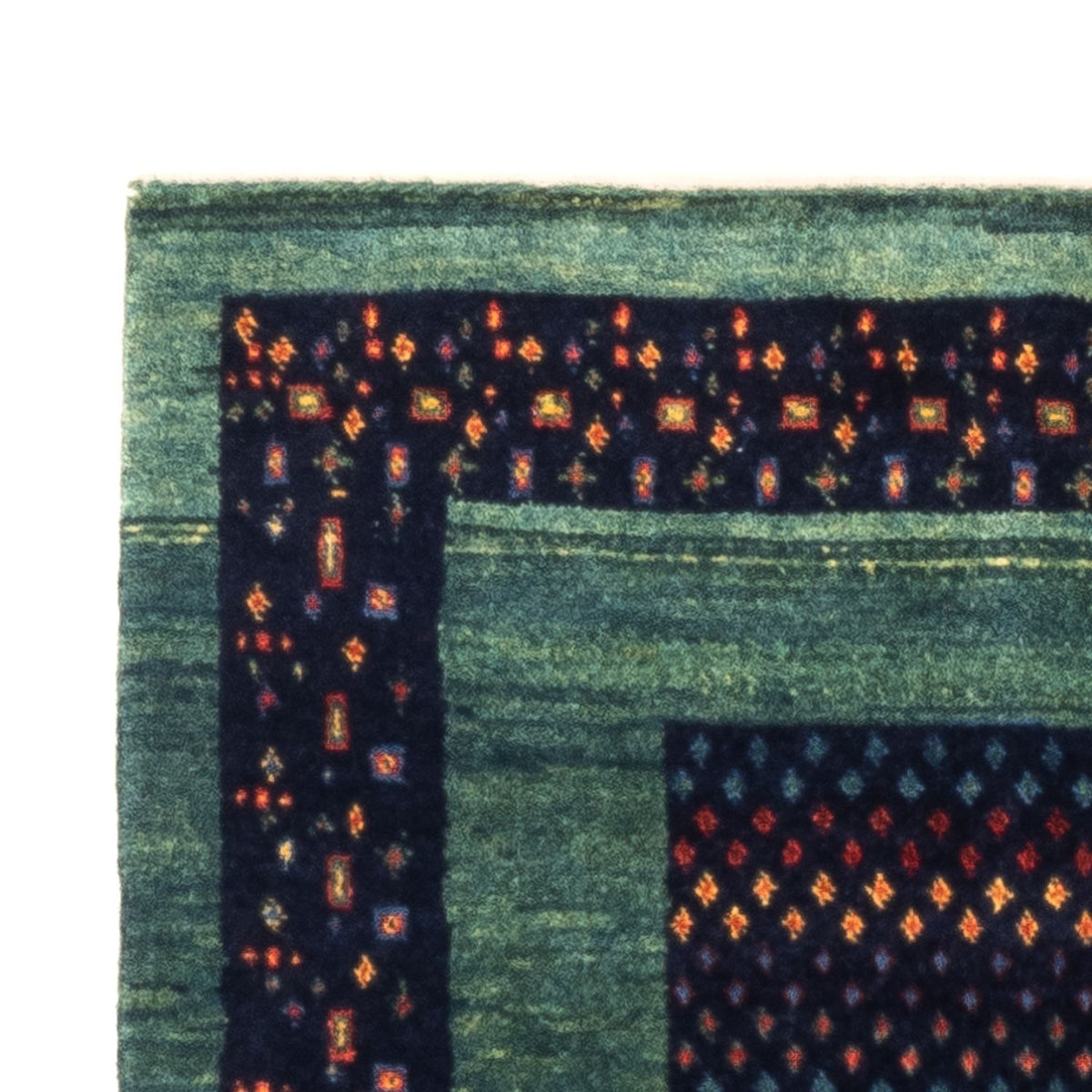 Gabbeh Persisch Teppich 82x127cm - Perserteppich Wollteppich