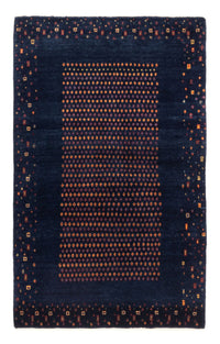 Tapis Gabbeh - Persan - 128 x 82 cm - bleu foncé