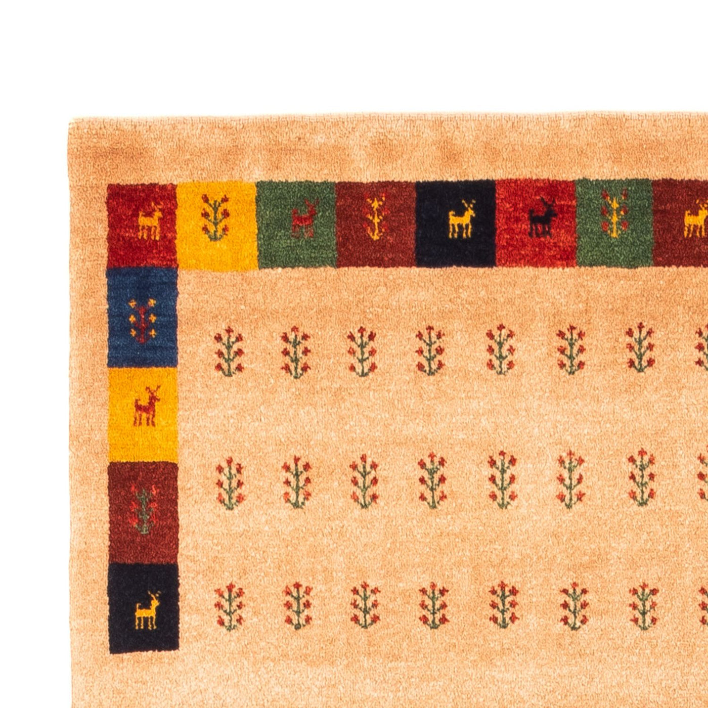 Gabbeh Persisch Teppich 155x107cm - Perserteppich Wollteppich