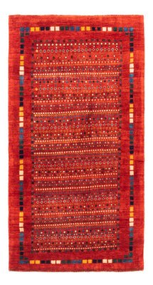 Tapis Gabbeh - Persan - 144 x 80 cm - rouge