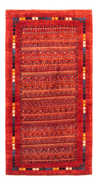 Tapis Gabbeh - Persan - 144 x 80 cm - rouge