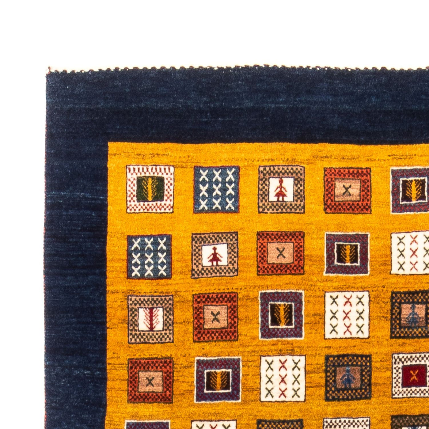 Gabbeh Persisch Teppich 195x150cm - Perserteppich Wollteppich