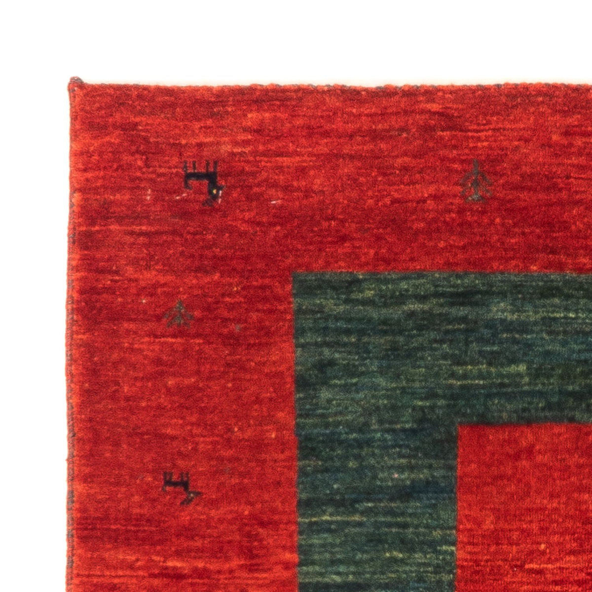 Gabbeh Persisch Teppich 78x122cm - Perserteppich Wollteppich