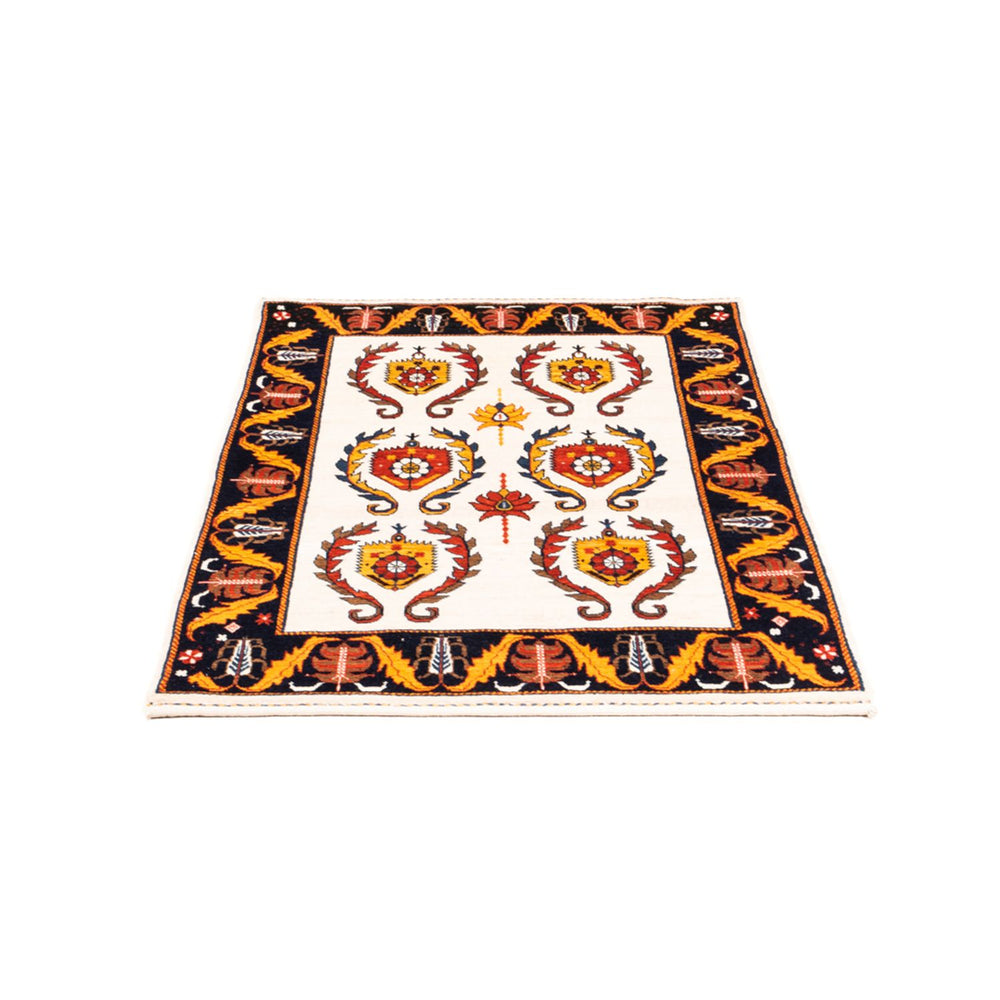Gabbeh Teppich - Perser - 126 x 86 cm - creme