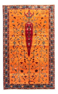 Tapis Gabbeh - Persan - 155 x 100 cm - or