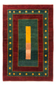 Gabbeh Teppich - Perser - 156 x 106 cm - grün
