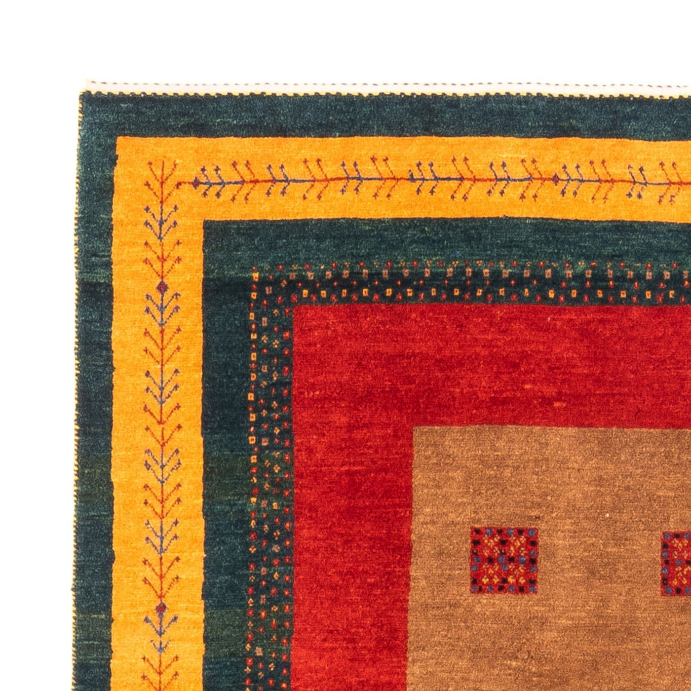 Gabbeh persiano Tappeto 197x155cm - Perserteppich Wollteppich