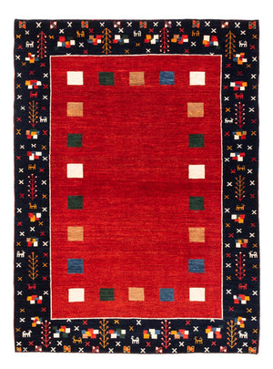 Gabbeh Teppich - Perser - 172 x 126 cm - rot