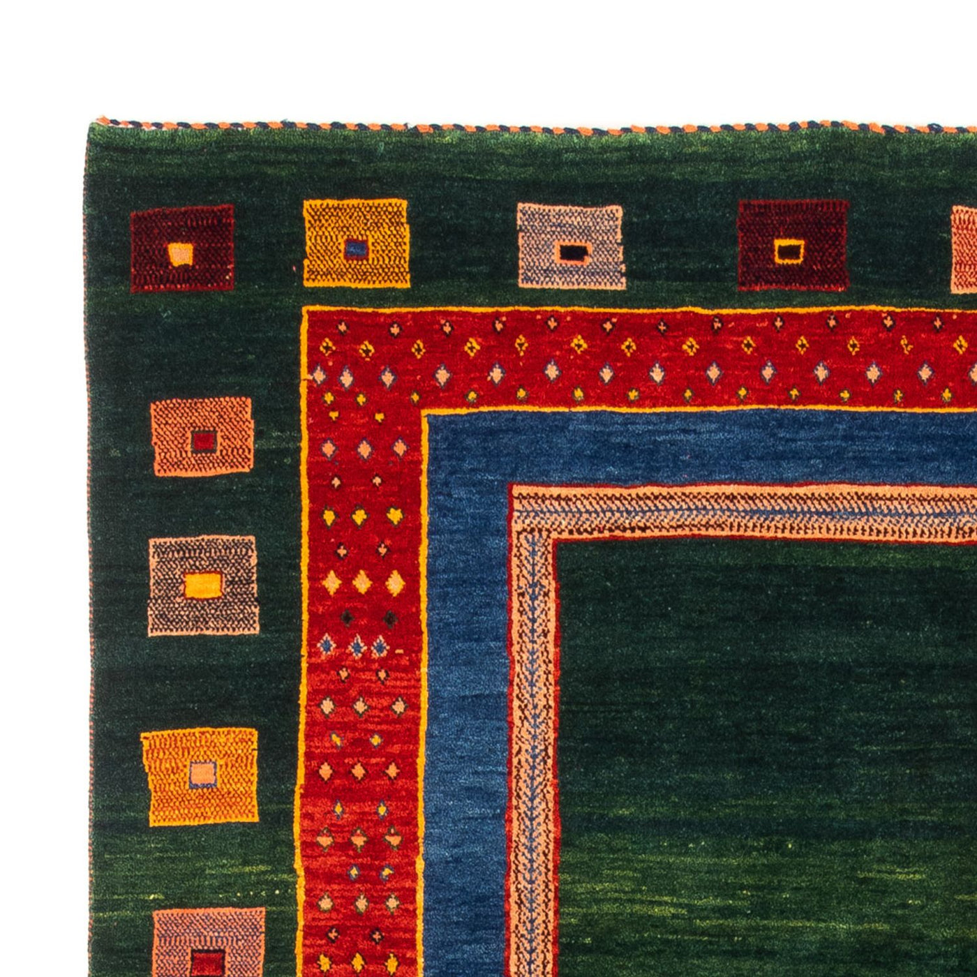 Gabbeh Persisch Teppich 195x150cm - Perserteppich Wollteppich