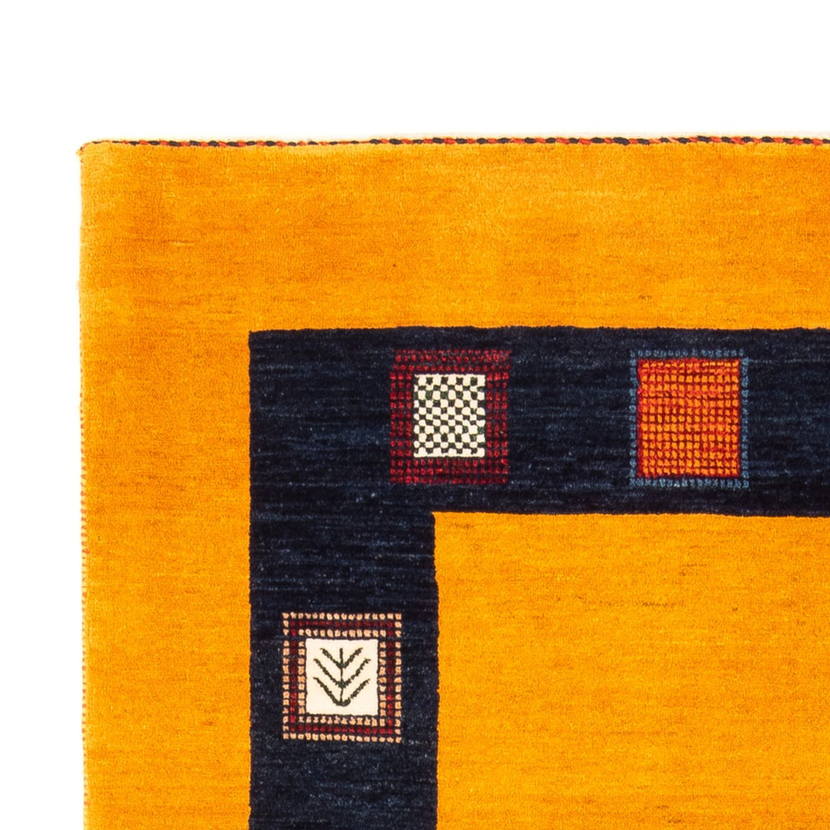 Gabbeh Teppich - Perser - 180 x 118 cm - gold