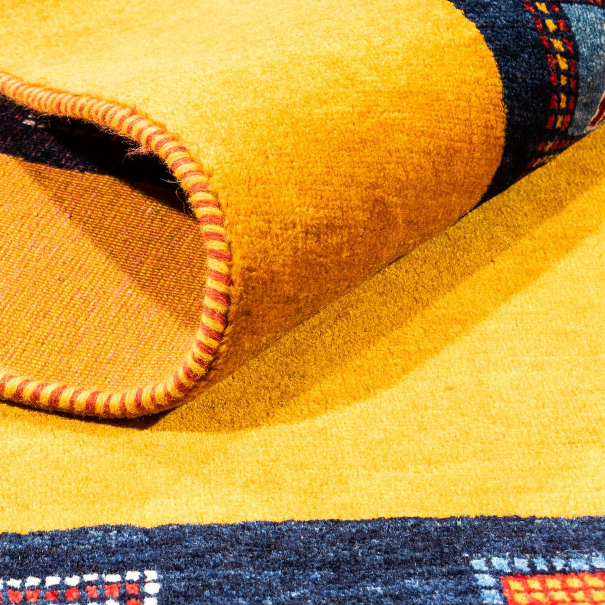 Gabbeh Teppich - Perser - 180 x 118 cm - gold