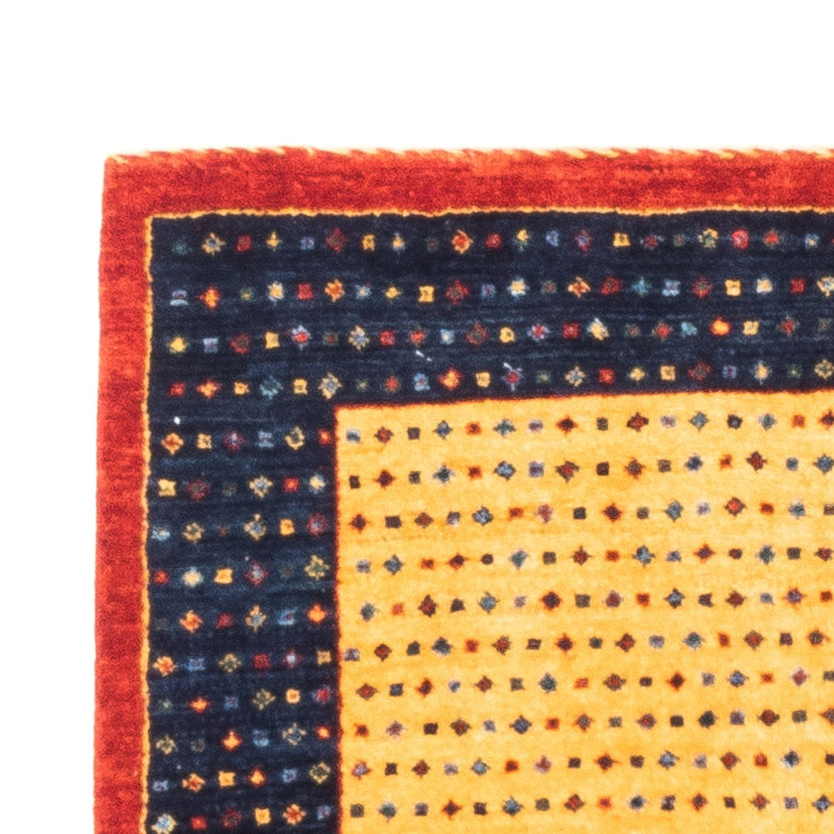 Gabbeh Persisch Teppich 80x129cm - Perserteppich Wollteppich
