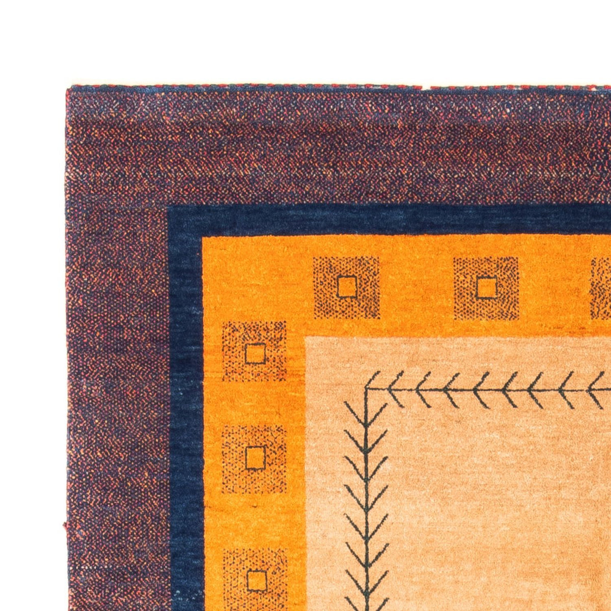 Gabbeh Persisch Teppich 153x200cm - Perserteppich Wollteppich
