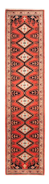 Tappeto corsia Tappeto Kelim - Orientale - 310 x 75 cm - rosso