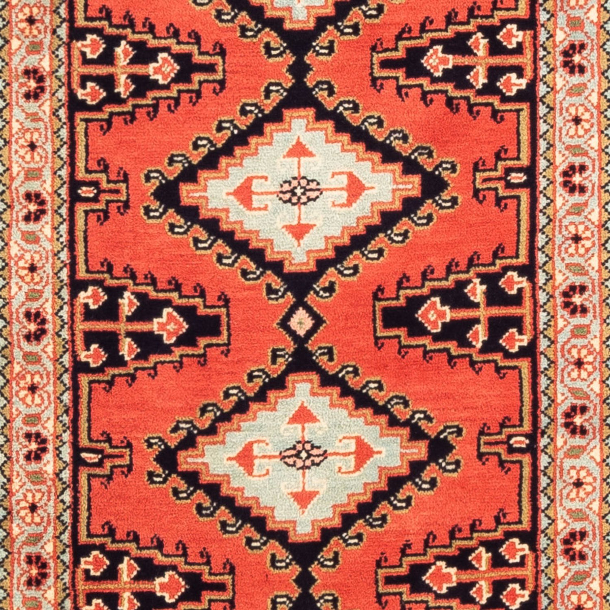 Läufer Kelim - Oriental - 310 x 75 cm - rot