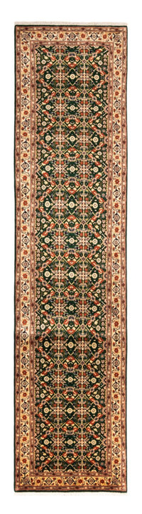 Tapis de couloir Tapis persan - Classique - 304 x 75 cm - vert