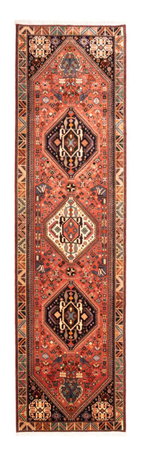 Tapis de couloir Tapis persan - Nomadic - 298 x 80 cm - rouge