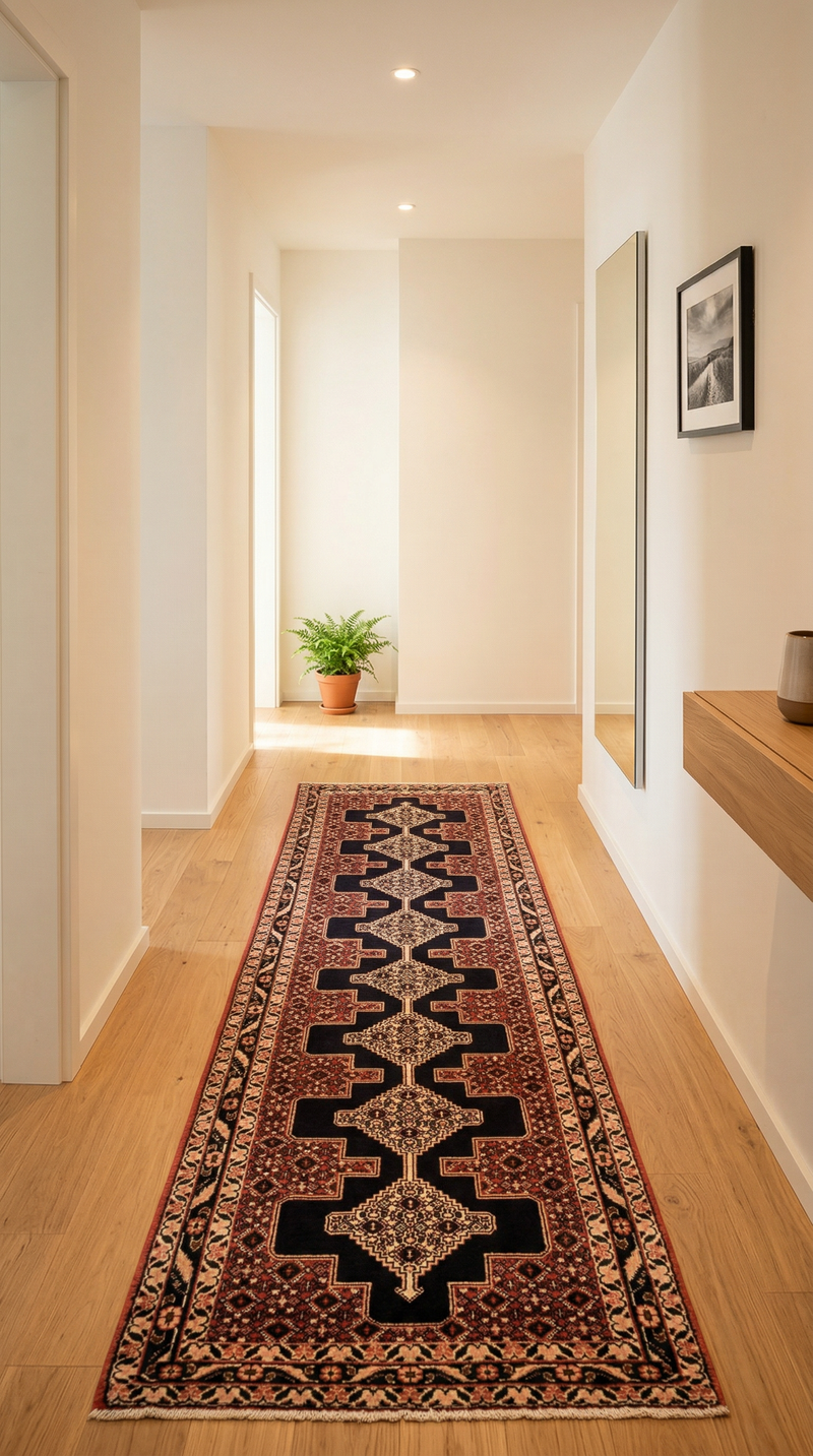 Senneh Tapis 299x72cm - Tapis persan