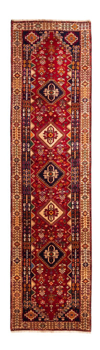 Tapis de couloir Tapis persan - Nomadic - 320 x 82 cm - rouge