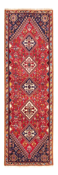 Tappeto corsia Tappeto Gabbeh - Kashkuli Persero - 238 x 72 cm - rosso