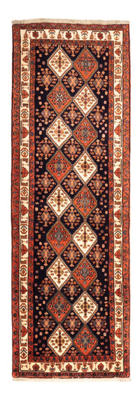 Tapis de couloir Tapis persan - Nomadic - 232 x 80 cm - bleu foncé