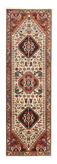 Tapis de couloir Tapis persan - Nomadic - 253 x 80 cm - crème