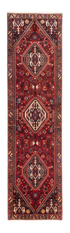 Tapis Qashqai 80x295cm - Tapis persan - rouge - Tapis de couloir / Rouge / 80 x 295 cm Tapis de couloir