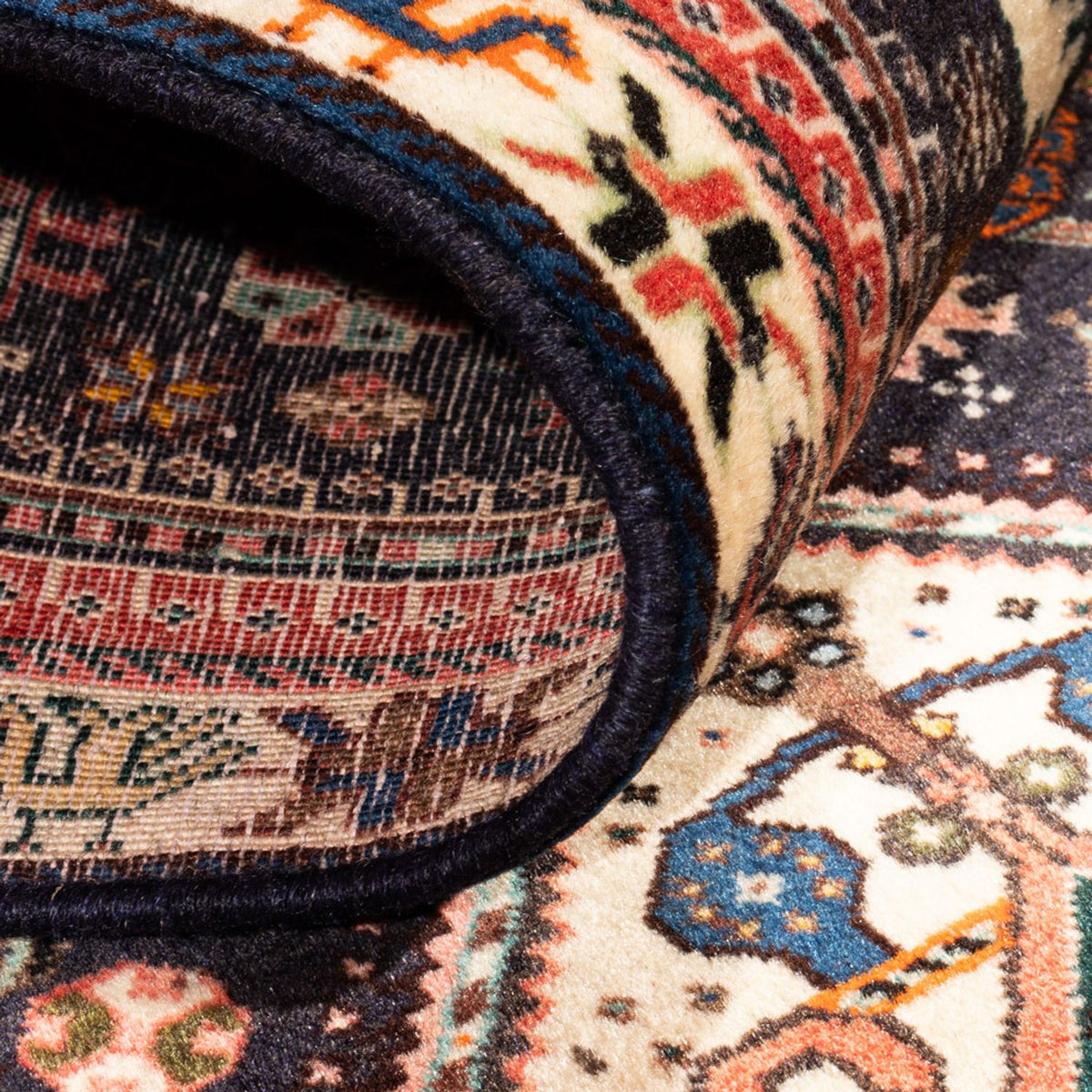 Läufer Perser - Nomadic - 297 x 74 cm - dunkelblau