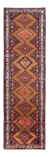 Tapis de couloir Tapis persan - Nomadic - 298 x 86 cm - marron