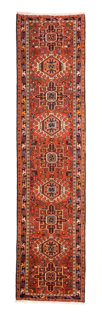Tapis de couloir Tapis persan - Nomadic - 282 x 70 cm - rouge