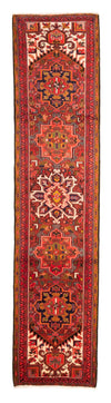Qaraja Tapis 73x296cm - Tapis persan - rouge - Tapis de couloir / Rouge / 73 x 296 cm Tapis de couloir