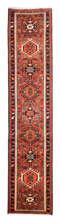 Tapis de couloir Tapis persan - Nomadic - 287 x 70 cm - rouge