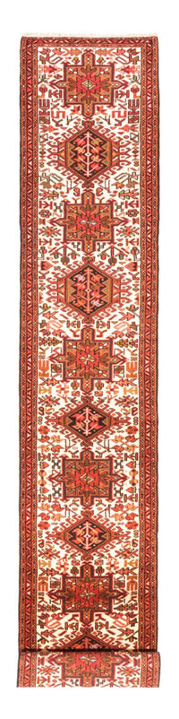 Tapis de couloir Tapis persan - Nomadic - 468 x 74 cm - crème