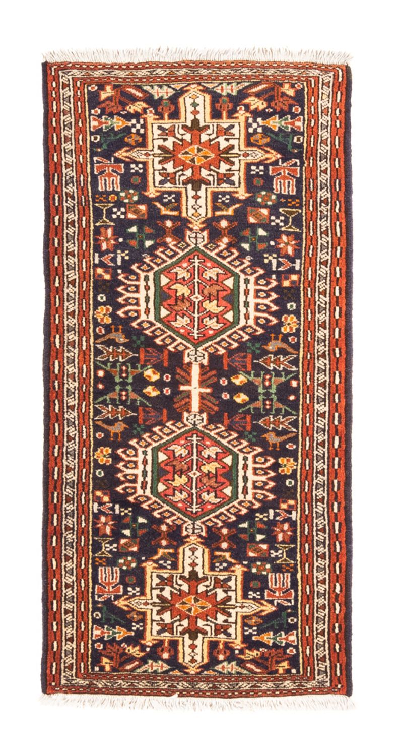 Perserteppich - Nomadic - 146 x 70 cm - dunkelblau