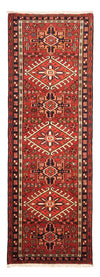 Qaraja Tappeto 70x202cm - Tappeto persiano - Passatoia / Rosso / 70 x 202 cm Passatoia