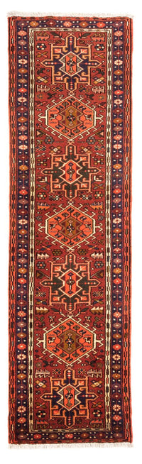 Tapis de couloir Tapis persan - Nomadic - 215 x 64 cm - rouge