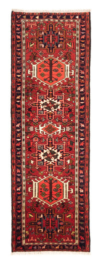 Tapis de couloir Tapis persan - Nomadic - 194 x 68 cm - rouge
