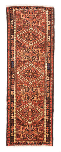 Tapis de couloir Tapis persan - Nomadic - 195 x 64 cm - rouge