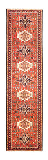 Qaraja Tappeto 77x292cm - Tappeto persiano - Passatoia / Rosso / 77 x 292 cm Passatoia