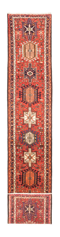 Tapis de couloir Tapis persan - Nomadic - 406 x 73 cm - rouge