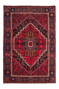 Tapis persan - Nomadic - 145 x 101 cm - rouge