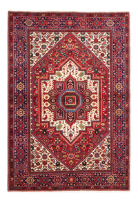 Tapis persan - Nomadic - 144 x 110 cm - rouge