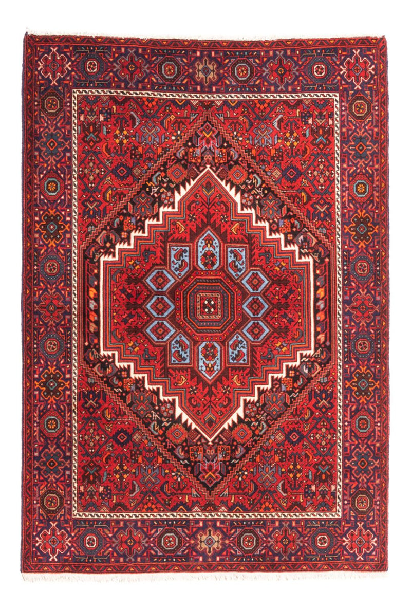Perserteppich - Nomadic - 150 x 101 cm - rot
