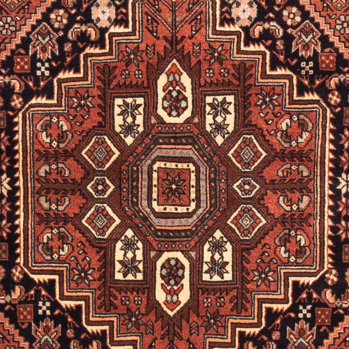 Perserteppich - Nomadic - 138 x 94 cm - rost