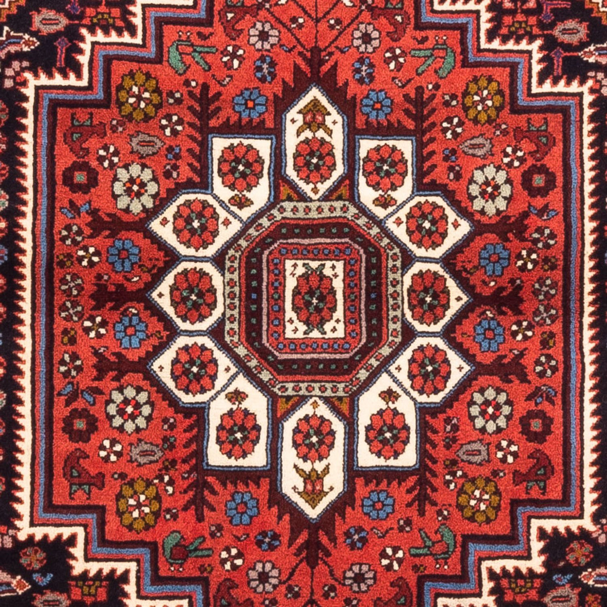 Perserteppich - Nomadic - 145 x 100 cm - rot
