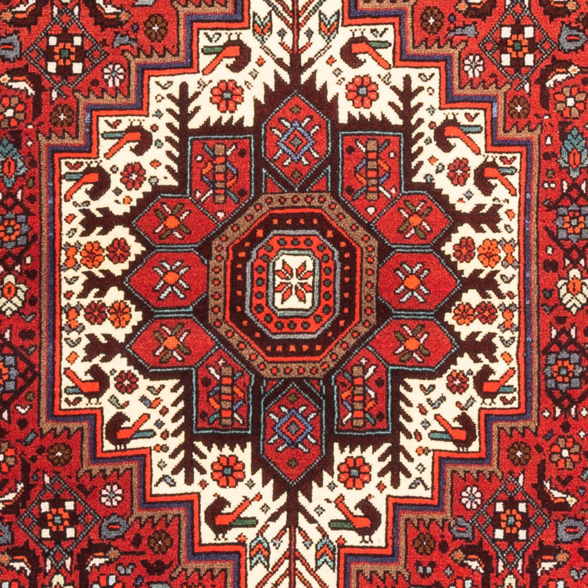 Perserteppich - Nomadic - 160 x 100 cm - rot